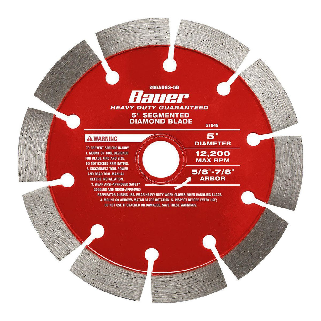 5 in. Segmented Rim Diamond Saw Blade X97824