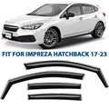 4 pcs In-Channel Rain Guards for Subaru Impreza Hatchback M640
