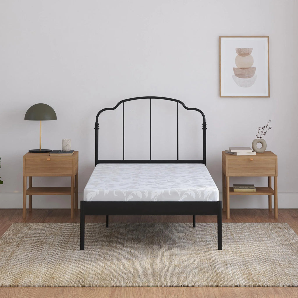 5-Inch Polyester Filled Mattress with Jacquard Cover, Twin, White X74263