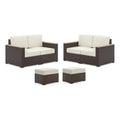 4 Piece Loveseat and Ottoman Set T779