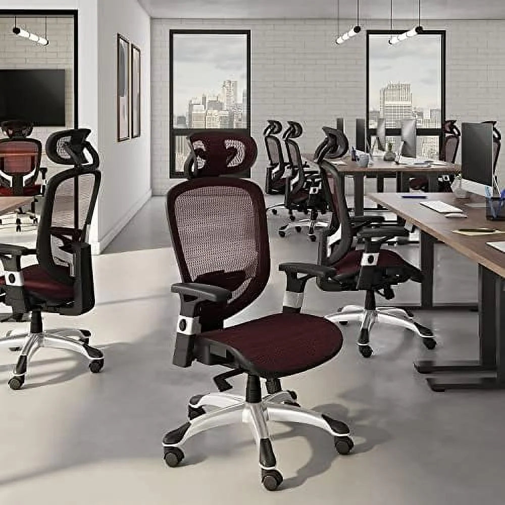 Black Adjustable Breathable Mesh Task Chair Y7256