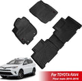 All Weather 3D TPV Floor Liners 1st and 2nd Row Black L2608