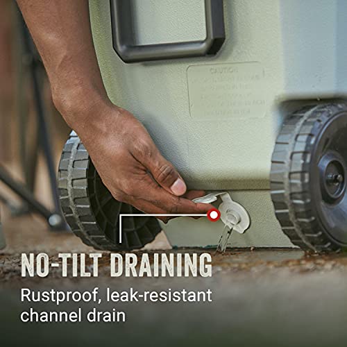 65-Quart Insulated Portable Rolling Cooler L43282