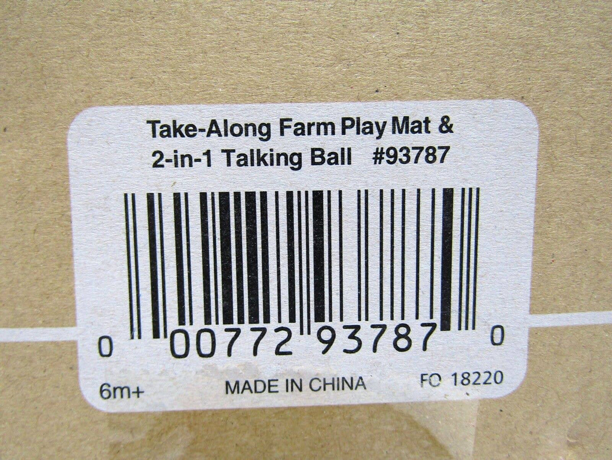 2-in-1 Talking Ball and Take-Along Farm Play Mat V91698