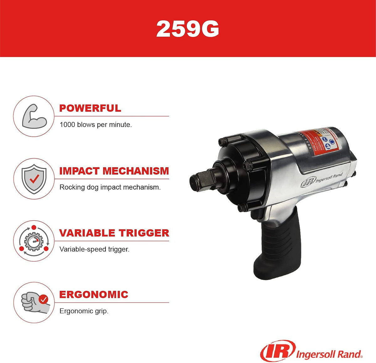 3/4" Drive Air Impact Wrench V122