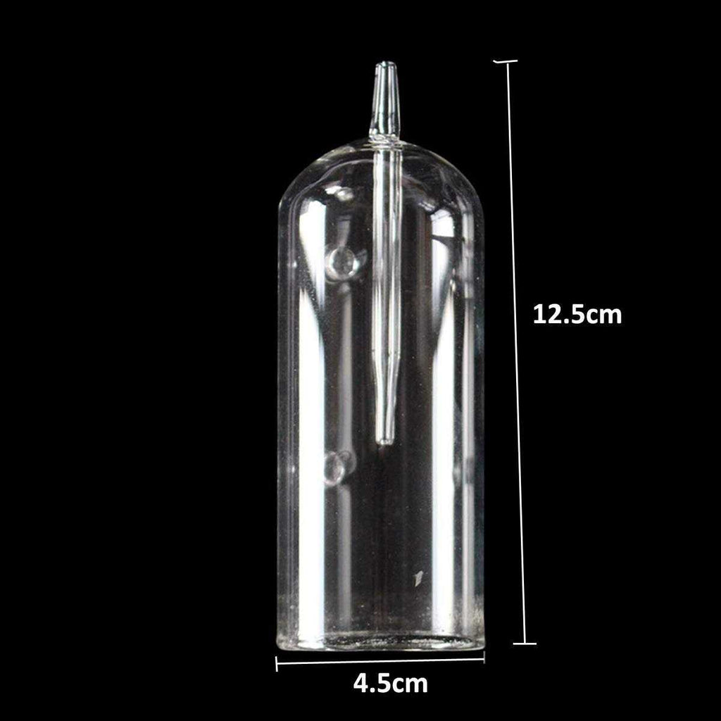 Aquarium Air Oxygen Bubbler Glass Cup with Water Tube W607