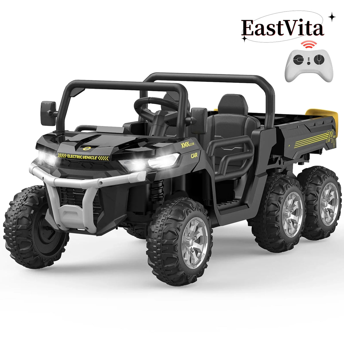 24V 6 Wheels Electric Ride on Tractor Dump Truck G849
