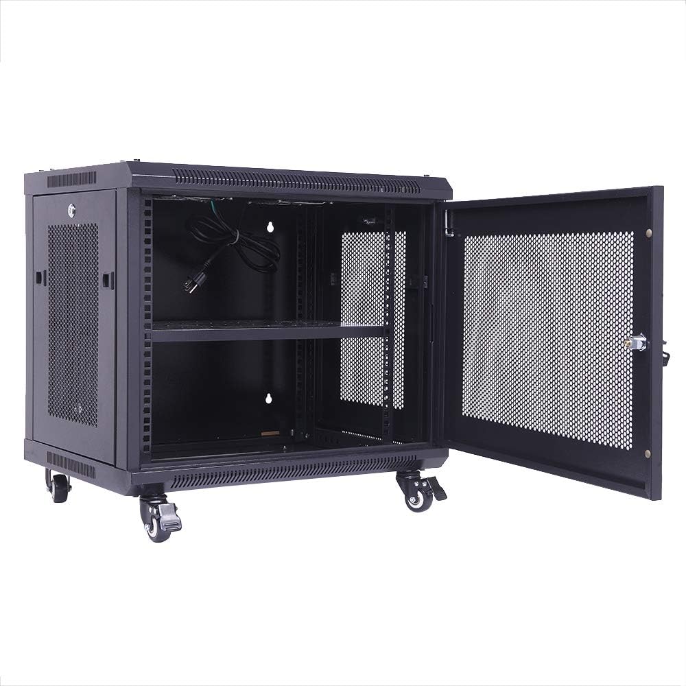 9U Network Cabinet Enclosure with Wheels D835