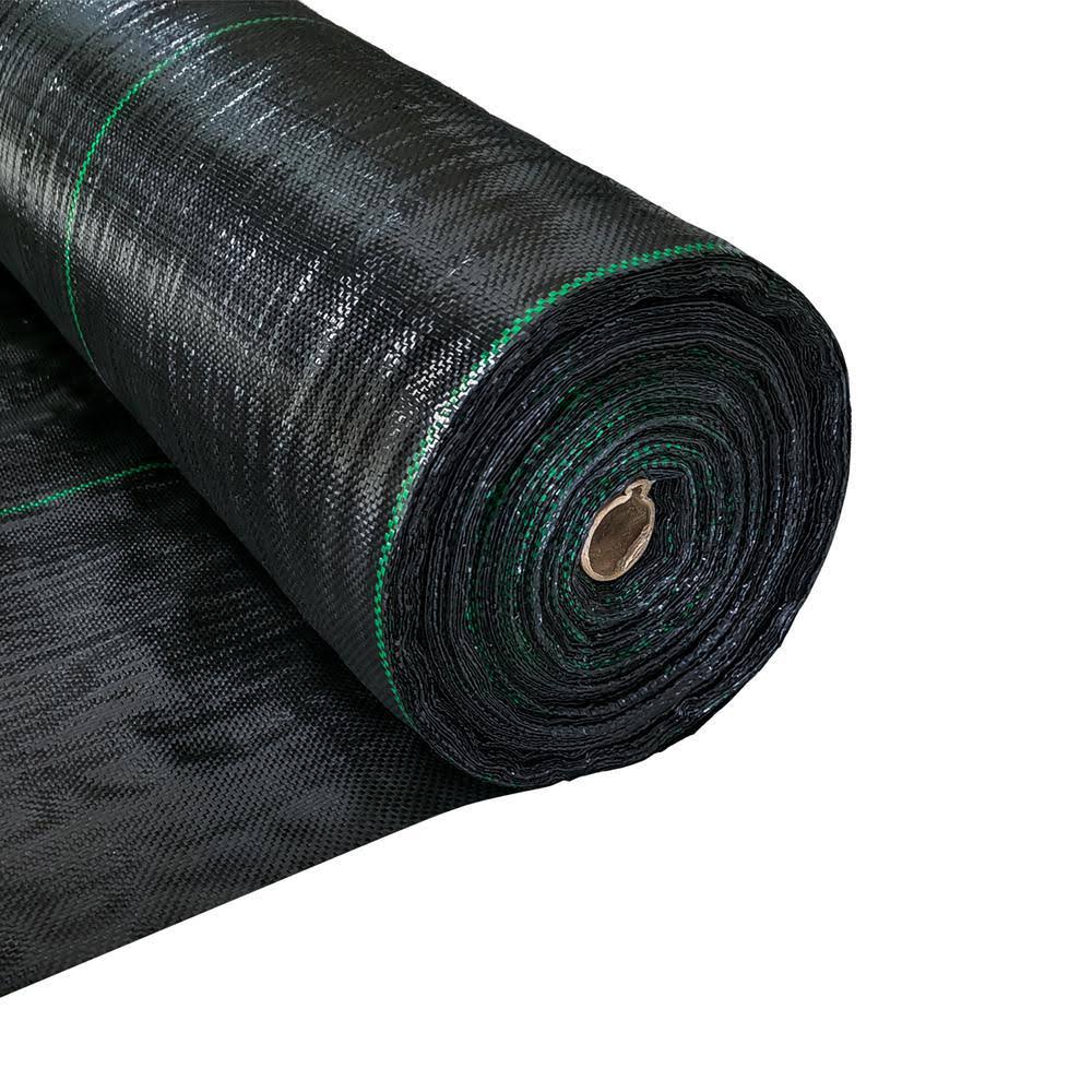 6 ft. x 300 ft. Heavy-Duty Weed Barrier Landscape Fabric Ground Cover E756