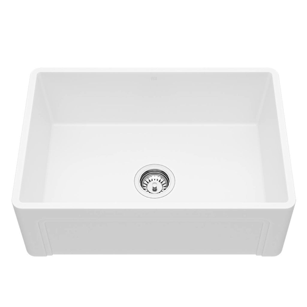27 inch Matte Stone Farmhouse Kitchen Sink J2200