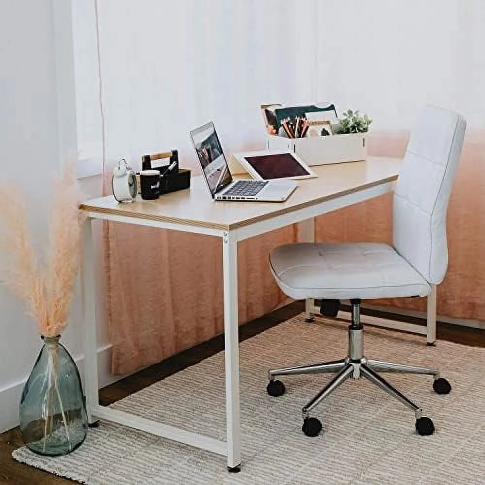 55.1" Computer Writing Desk with Metal Frame Q543119
