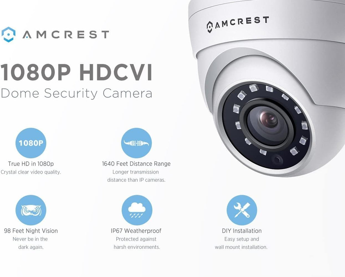Black 1080P Bullet Outdoor Security Camera X913