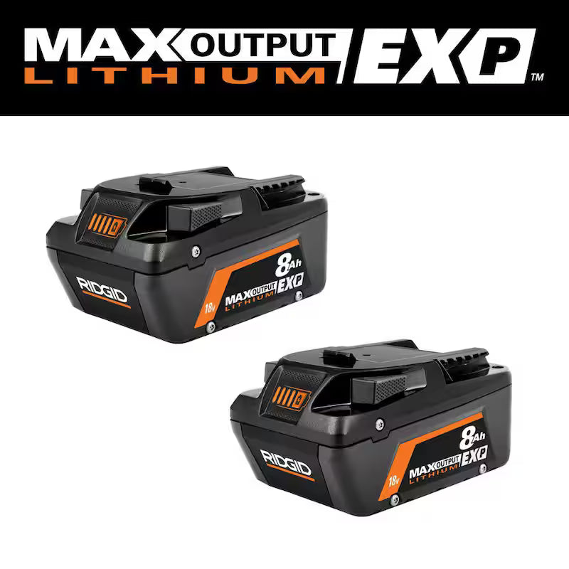 18V 8.0Ah Battery 2-Pack F28762