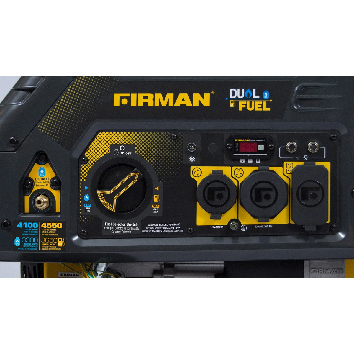 4550/3650 Watt Dual Fuel Recoil Start Generator Q7621