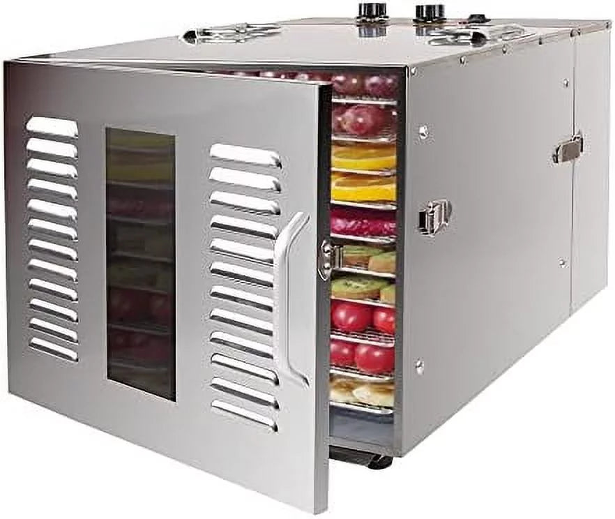 10 Trays Digital Stainless Steel Food Dehydrator S765385