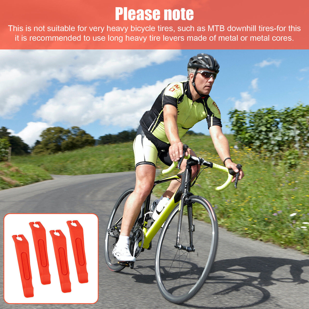 Bicycle Tire Change Levers Tool Set, 4 Pcs Z711