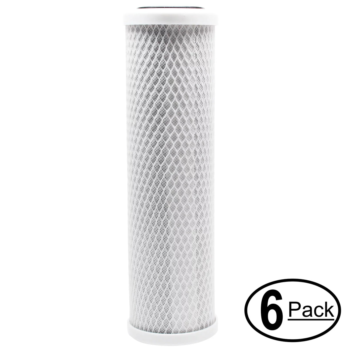 6-Pack 10 inch Activated Carbon Block Water Filter J72653