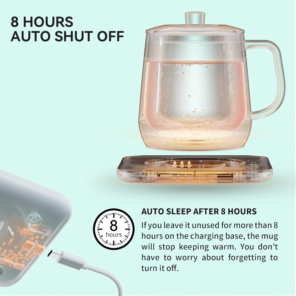 App Temperature Control Smart Mug, 12oz R469915