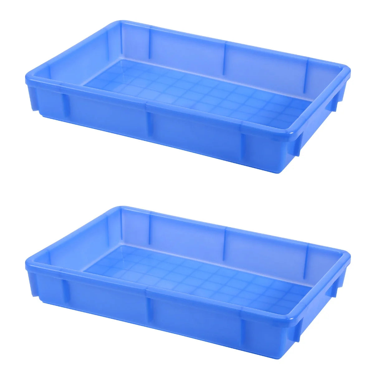 2pcs Rectangle Plastic Storage Box X646844