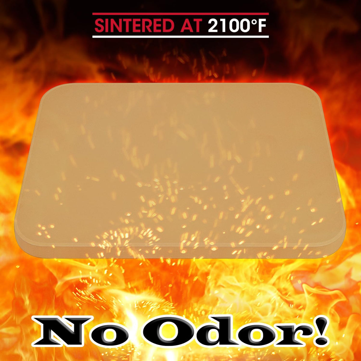 15 Inch Cordierite Pizza Stone S766