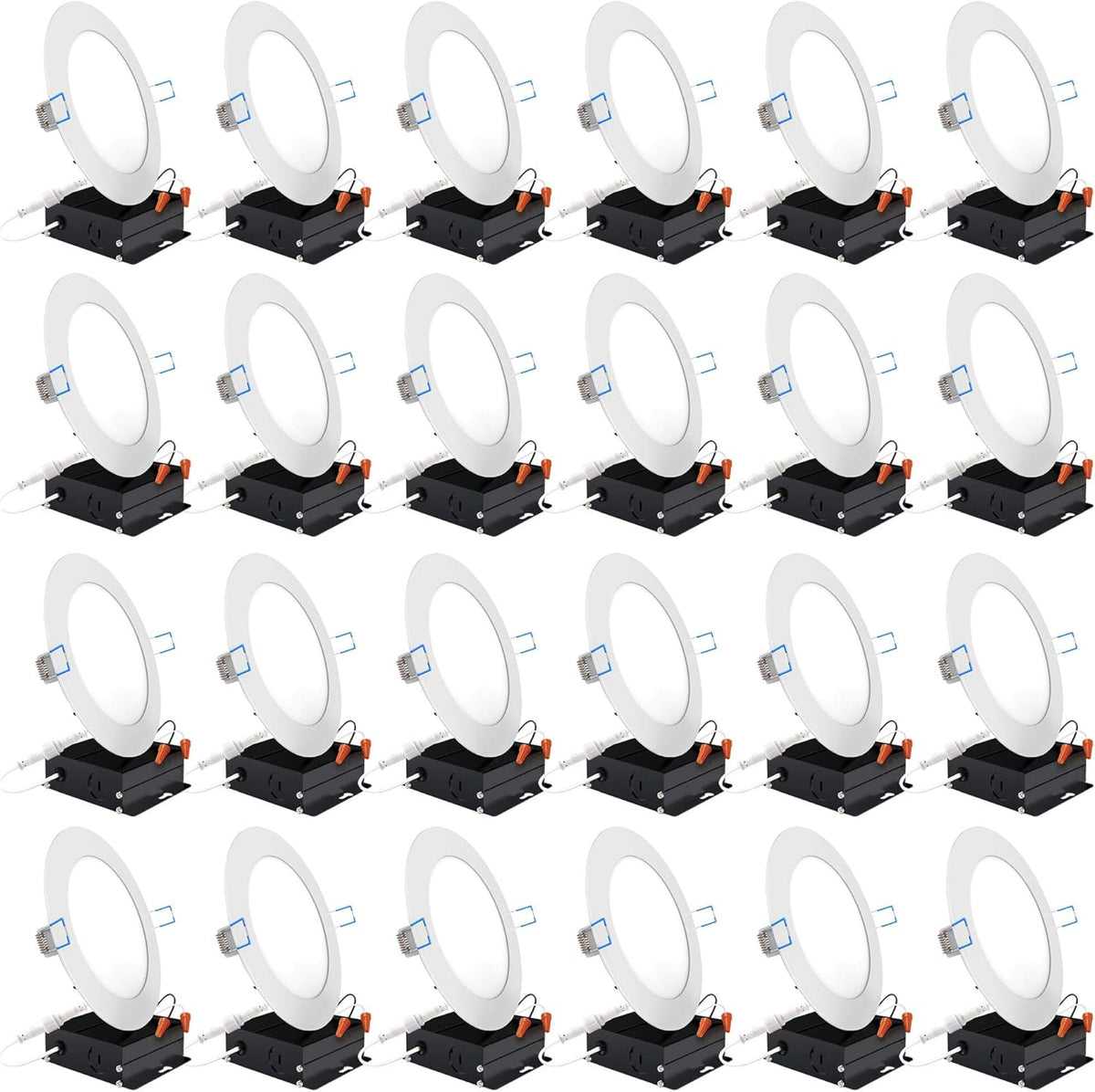 24 Pack 4 Inch Ultra Thin LED Recessed Ceiling Lights C839