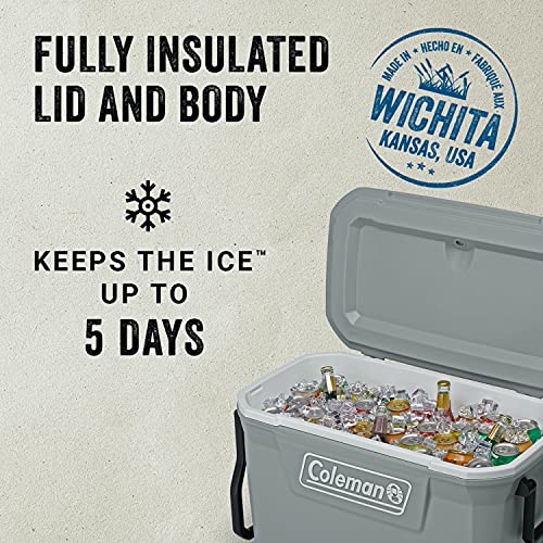 65-Quart Insulated Portable Rolling Cooler L43282