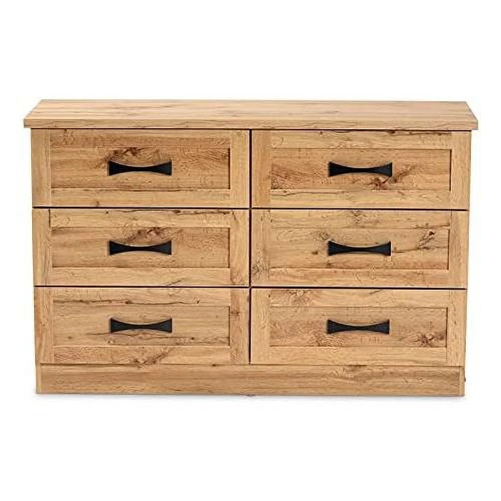 6 Drawer Wood Dresser L2009