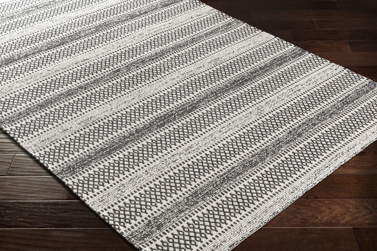 2x7 Stone Global Black Runner Area Rug G637901