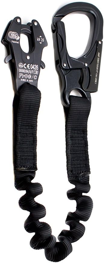 Black 23kN Retention Lanyard with Snap Hook R193