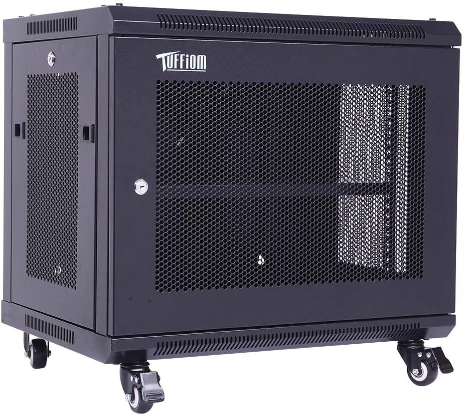9U Network Cabinet Enclosure with Wheels D835
