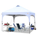 10' x 10' White Outdoor Pop up Canopy Tent P75174