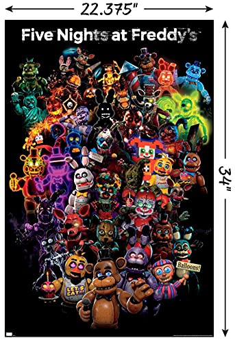 Five Nights at Freddy's Wall Poster 22.375" x 34" Unframed A67044