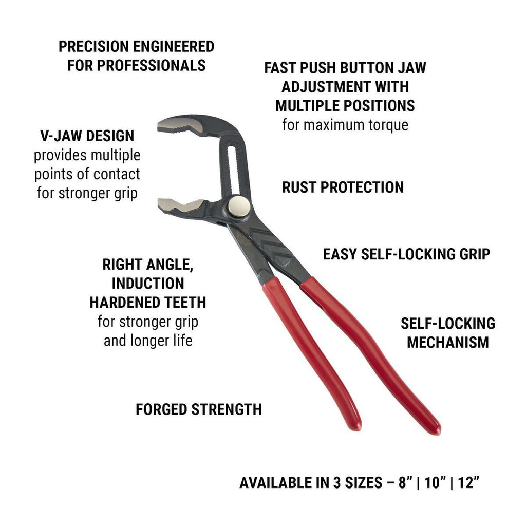 12 in. Fast Adjust Water Pump Pliers U651010