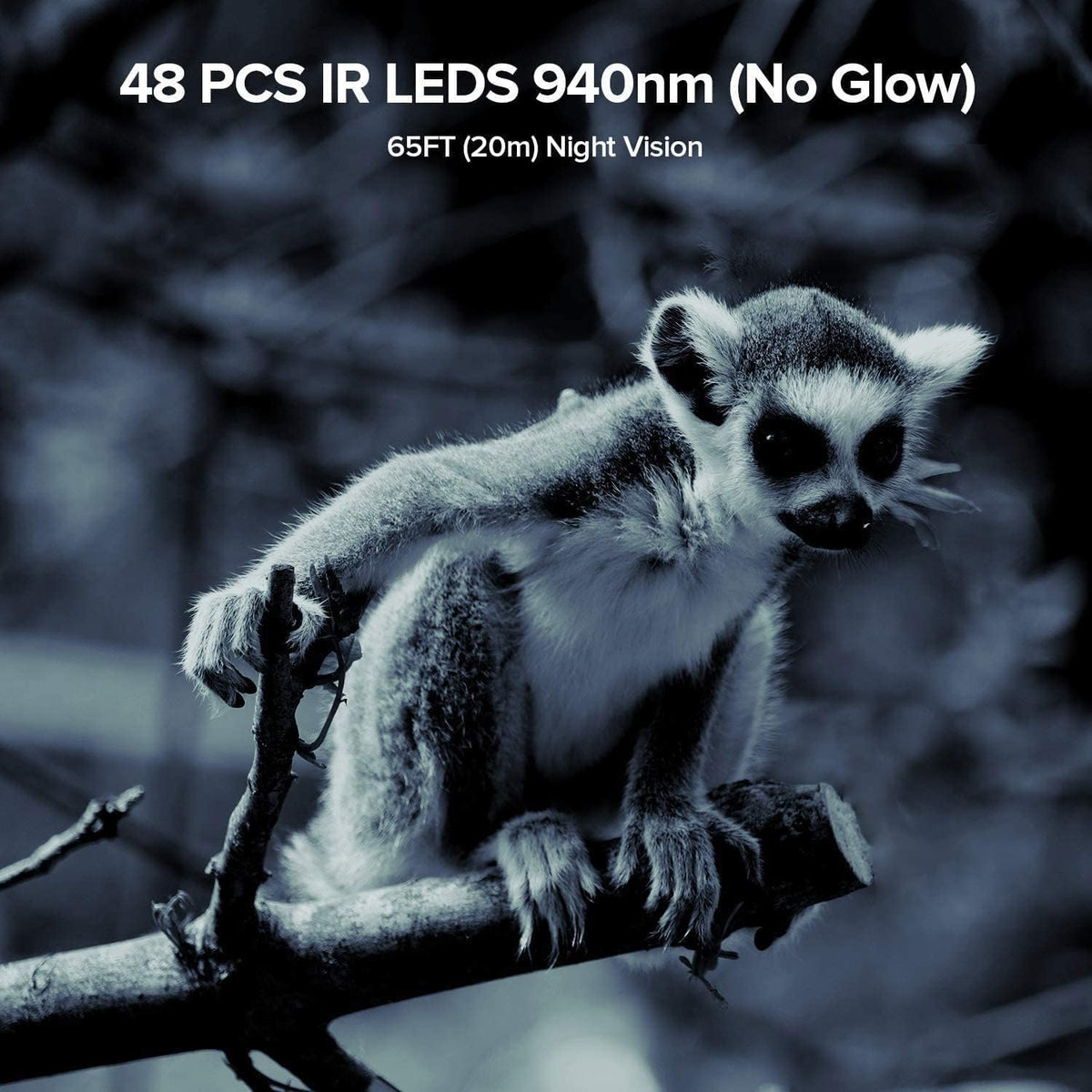 20MP Trail Camera with 120° Wide-Angle Motion Sensor and IP66 Waterproof H2810