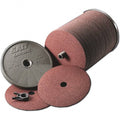 7x22 x 7/8x22 Aluminum Oxide Fiber Discs 50 Grit Z539855
