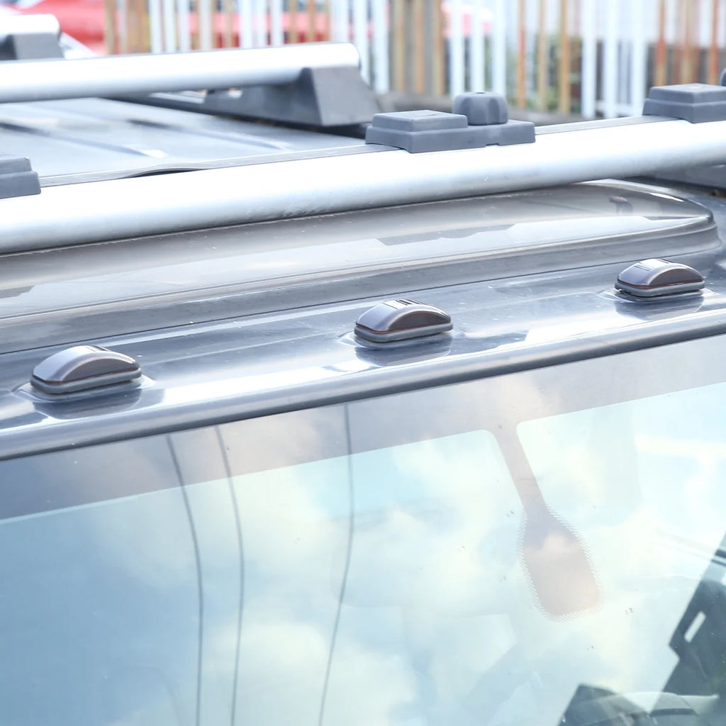 10PCS ABS Blackout Cab Side Marker Roof Light Housing Covers M5244