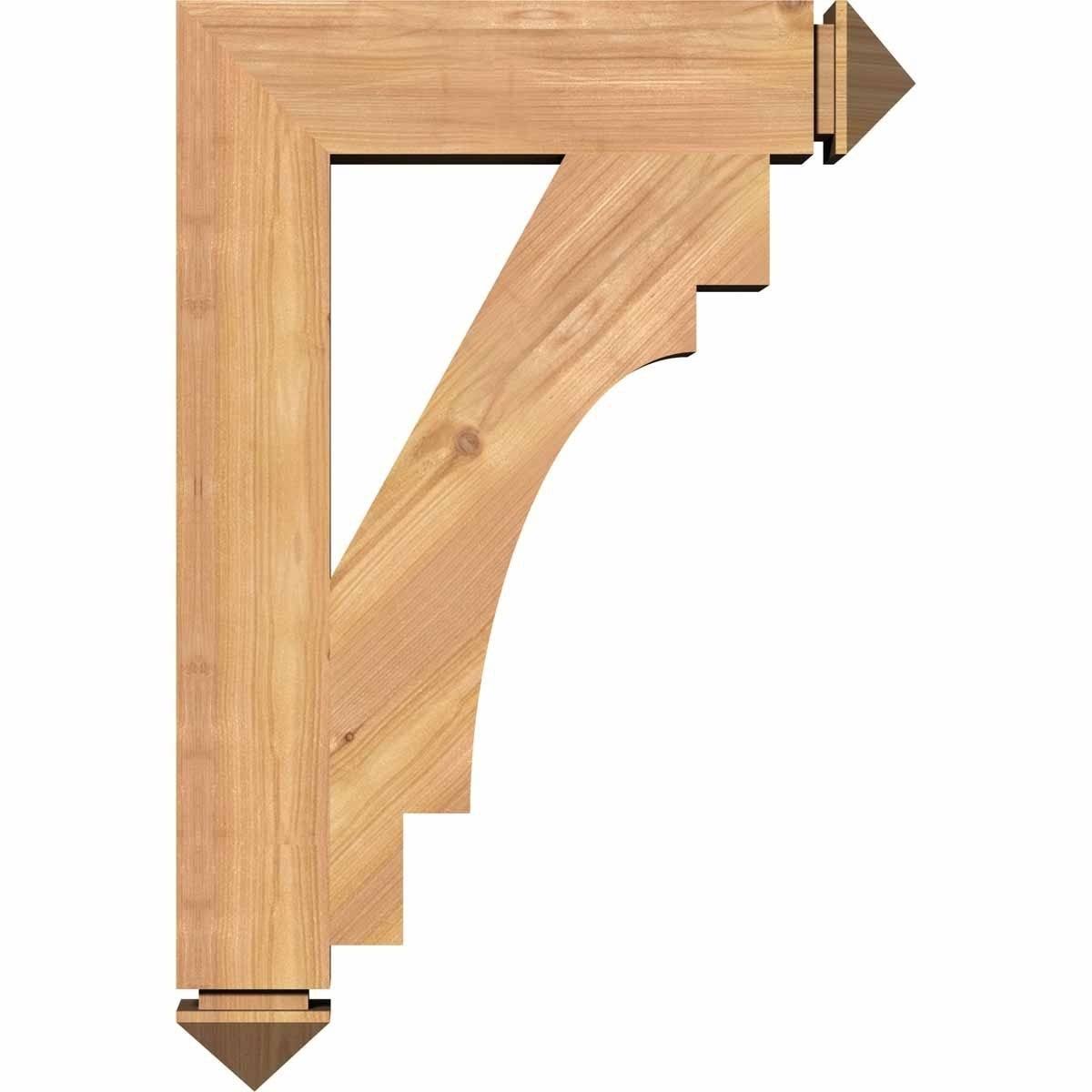 5 1/2x22W x 38x22D x 38x22H Western Red Cedar Bracket V227652