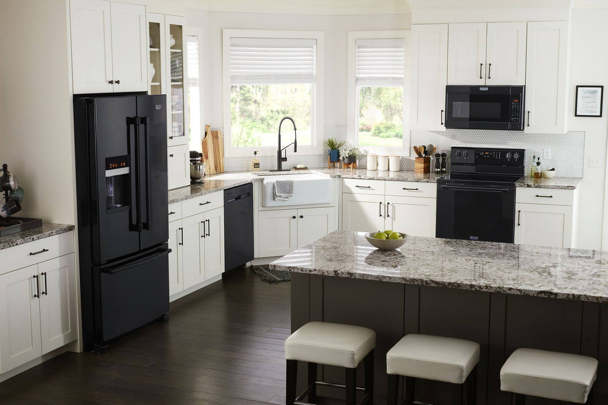 Black Top Control Dishwasher with Third Level Rack F572
