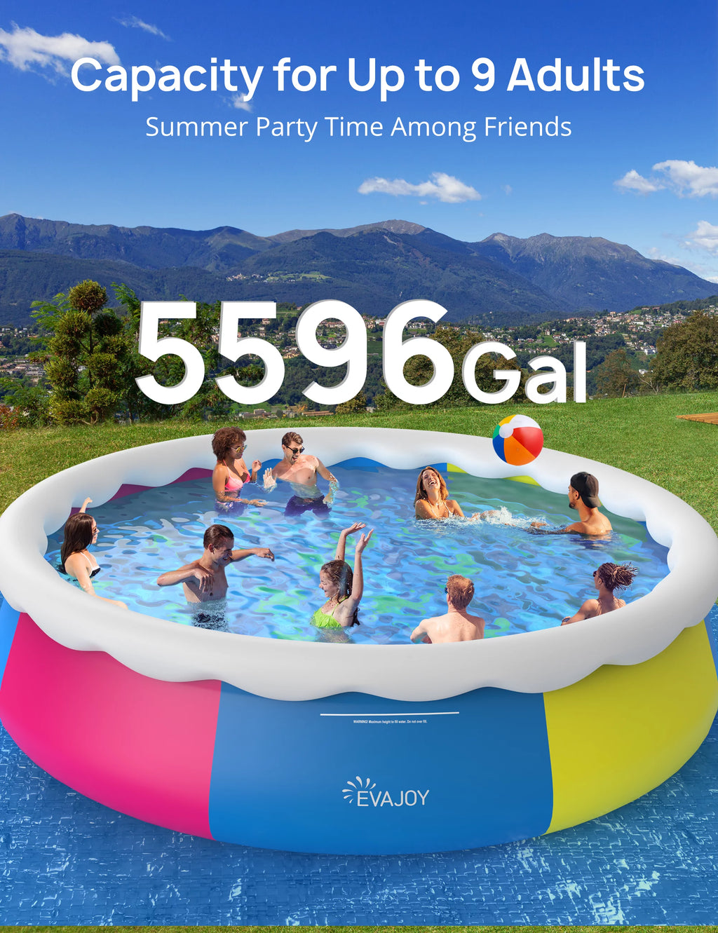 15ft 35in Above Ground Pool with Filter Pump J26487