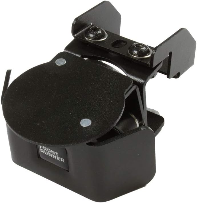 Antenna Mount Spring Loaded Clamp Bracket for Roof Racks (Black) M9953