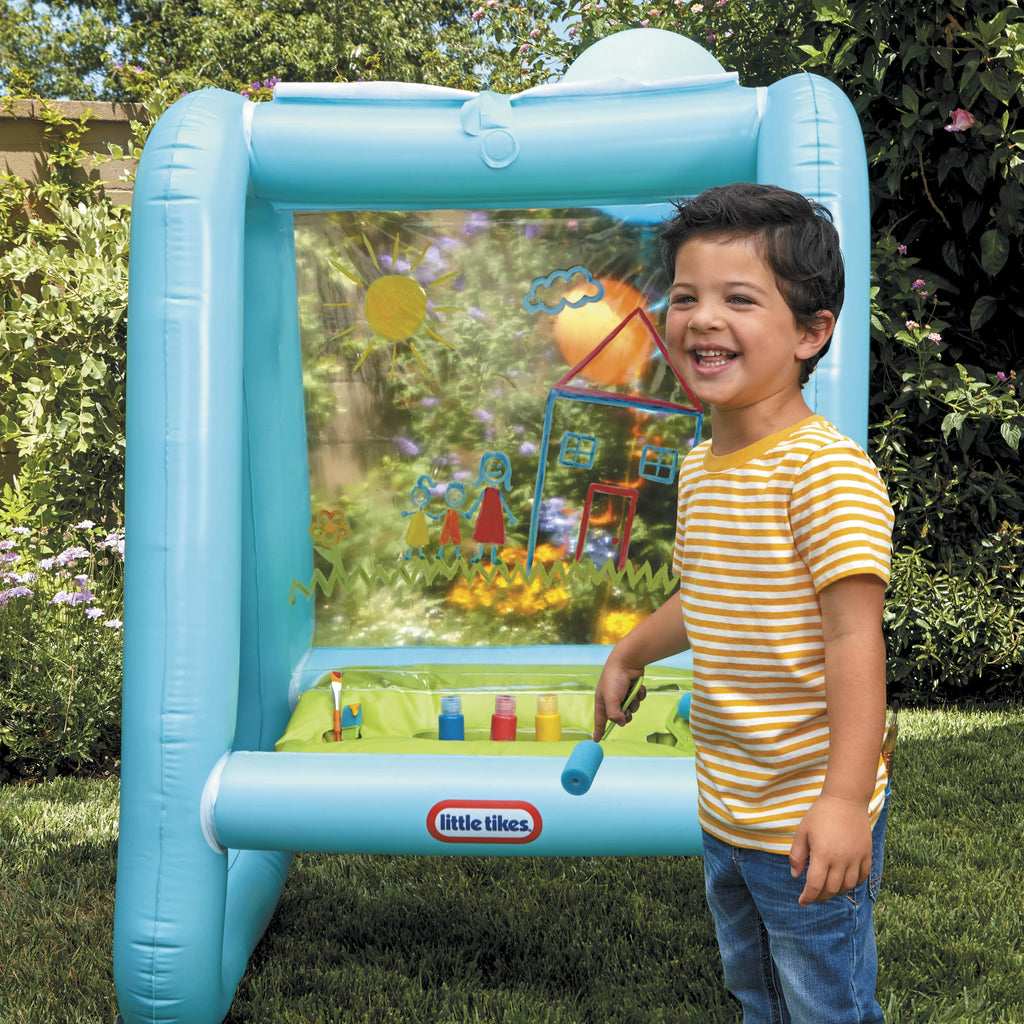 3-in-1 Paint & Play Backyard Easel Inflatable Outdoor Art with Accessories B756