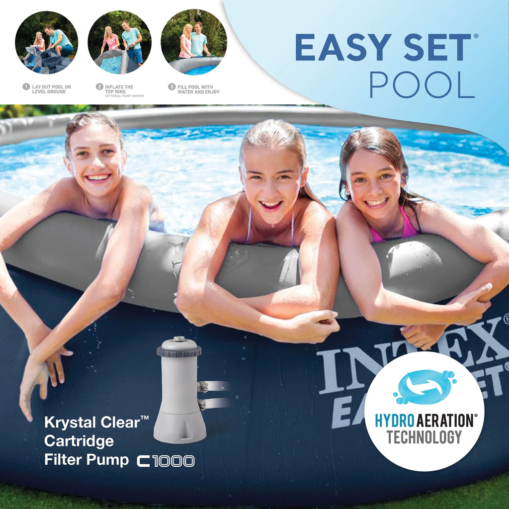 15' x 42 Inflatable Above Ground Swimming Pool Set X385065