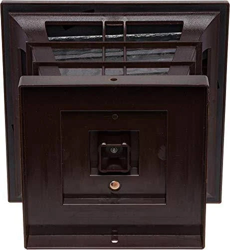 8 Pack 5x5 Solar Powered Post Cap Light with 4x4 Base Adapter (Brown) F727796
