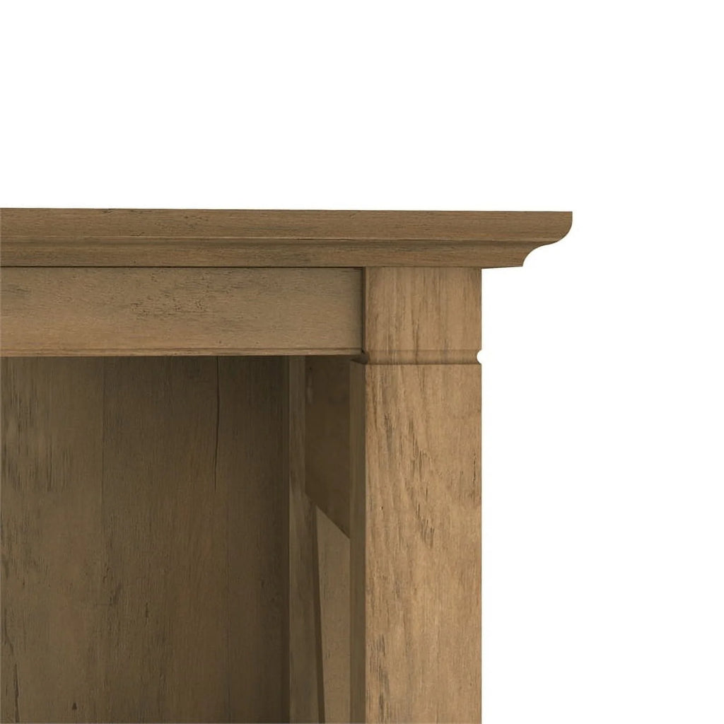 5-Shelf Reclaimed Pine Wood Bookcase J29589