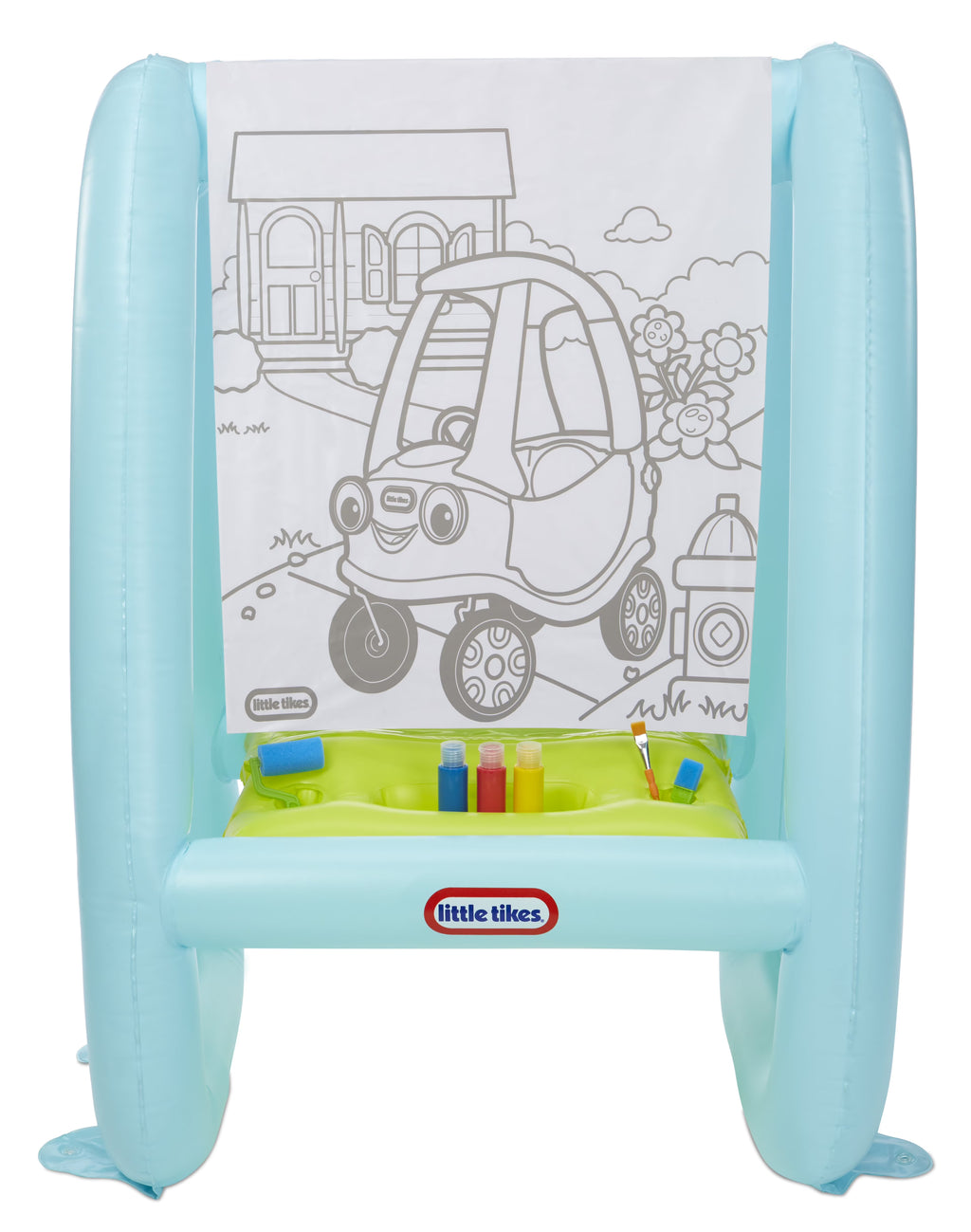 3-in-1 Paint & Play Backyard Easel Inflatable Outdoor Art with Accessories B756