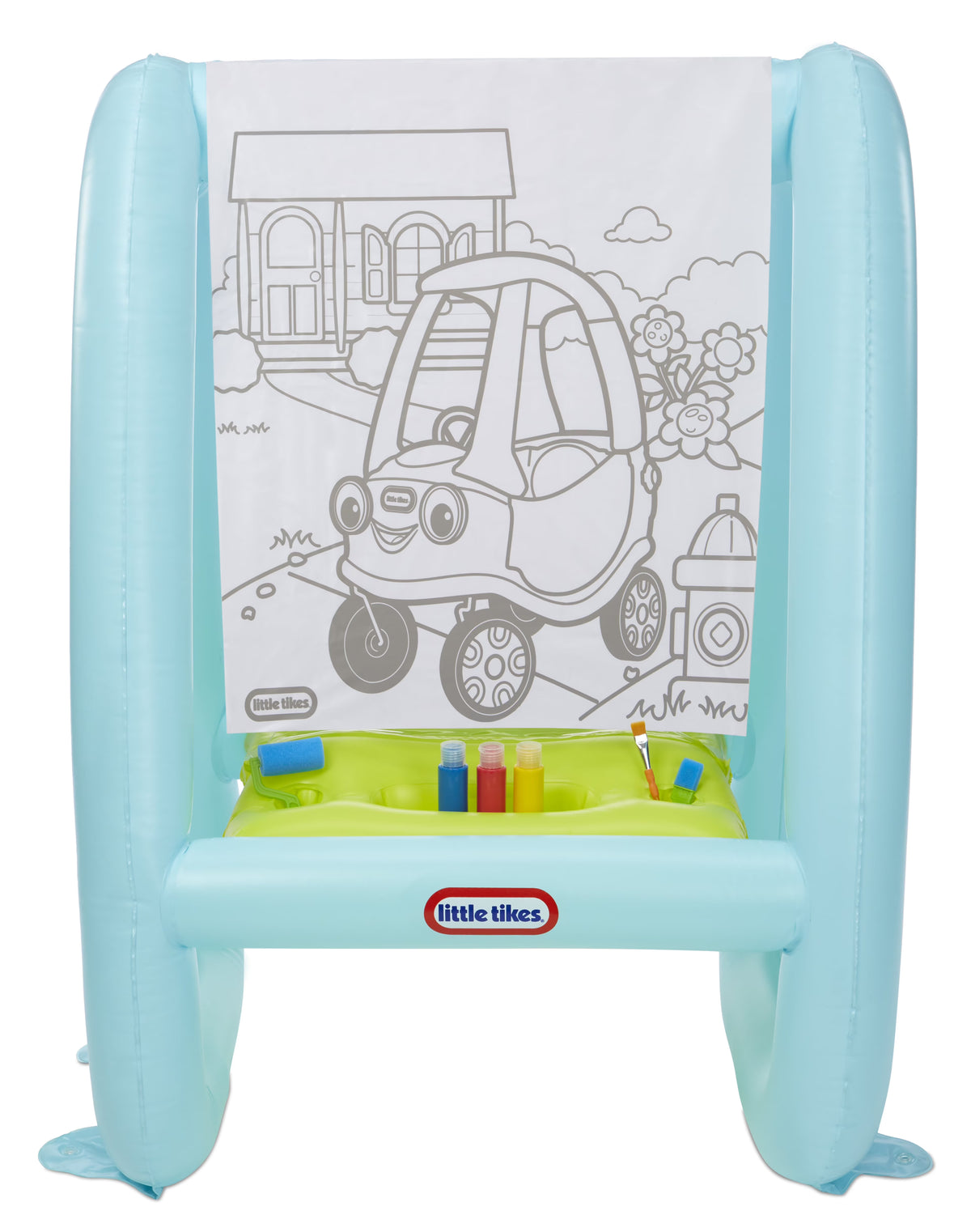 3-in-1 Paint & Play Backyard Easel Inflatable Outdoor Art with Accessories B756