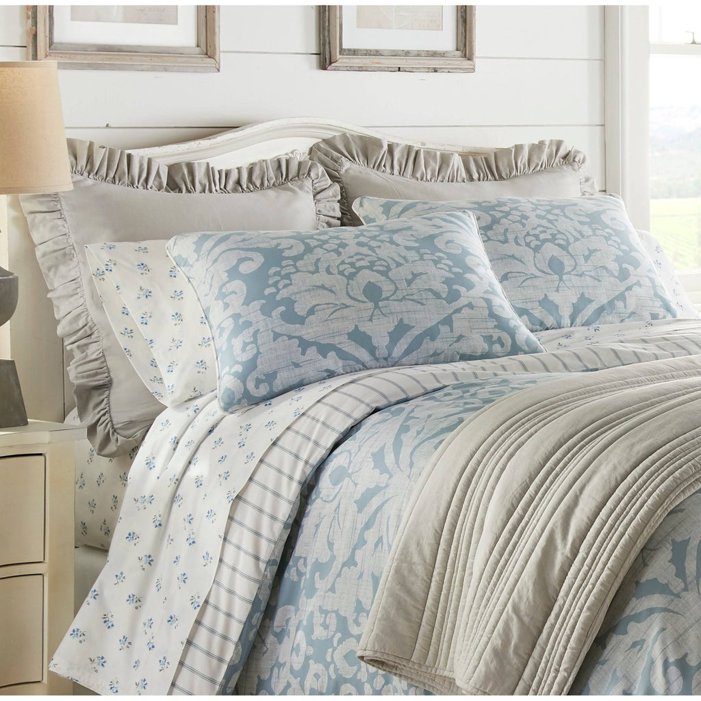 Blue Duvet Cover Set, Full/Queen E626