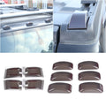 10PCS ABS Blackout Cab Side Marker Roof Light Housing Covers M5244
