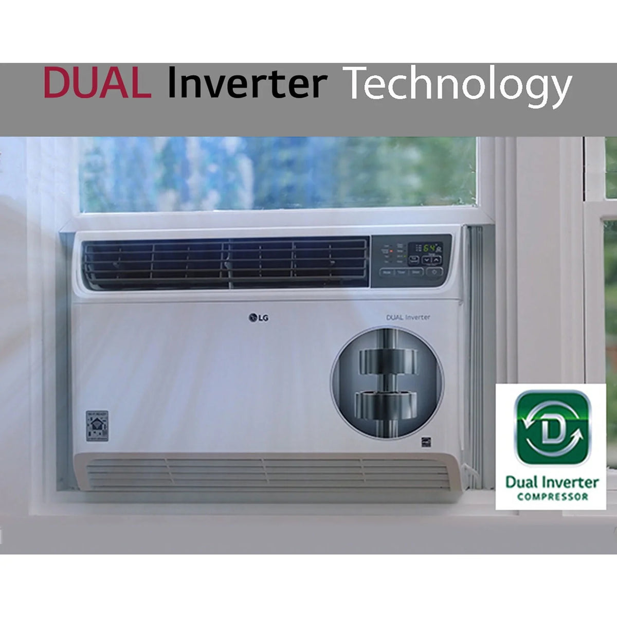 9,500 BTU 115V Dual Inverter Window Air Conditioner I491688