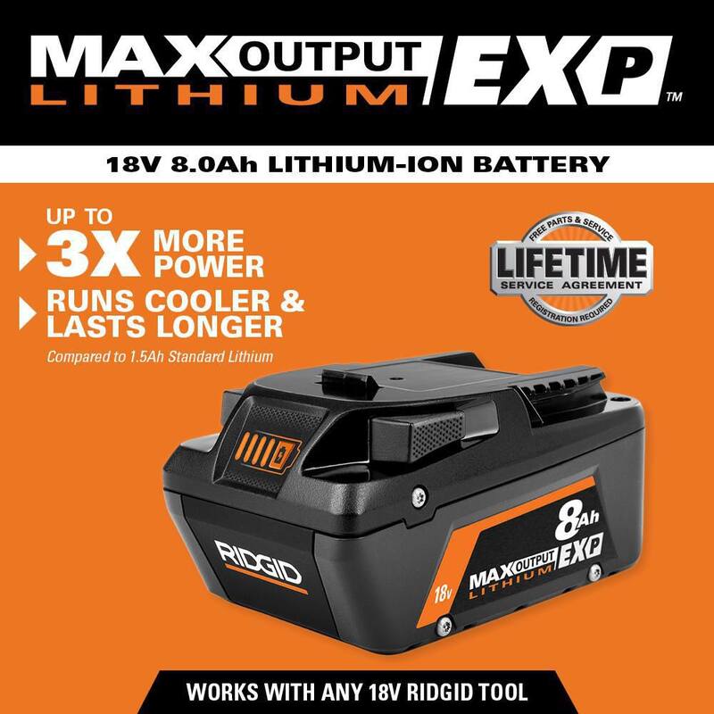 18V 8.0Ah Battery 2-Pack F28762